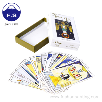 Colourful Recreational Flash Round Corner Tarot Card Set